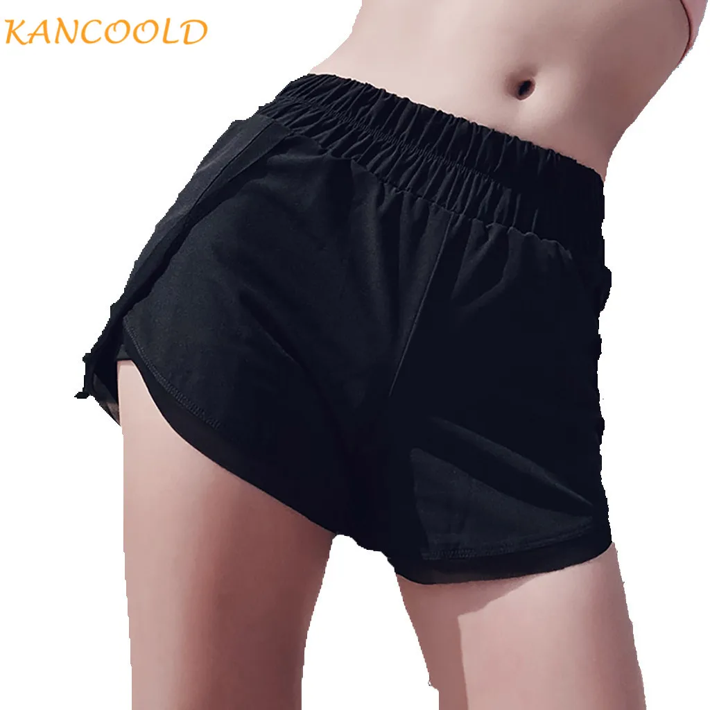 KANCOOLD шорты для йоги спортивные бега женские быстросохнущие тренировок фитнеса