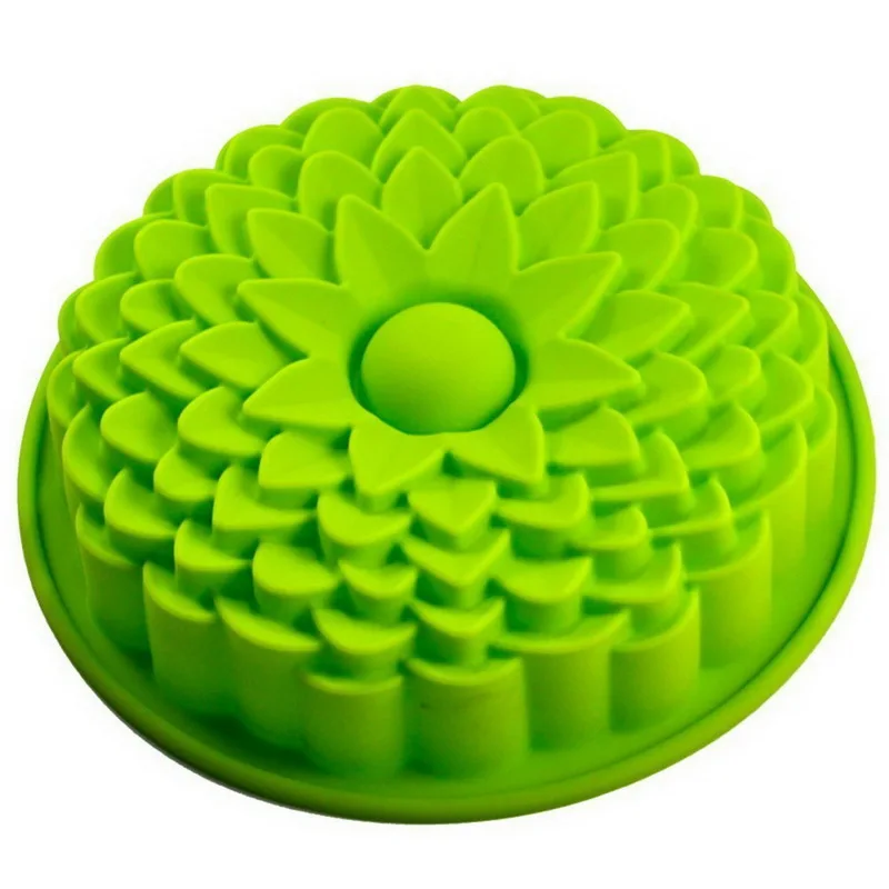 3D Sun flower Silicone Cake Mold DIY bread molds flower shaped birthday