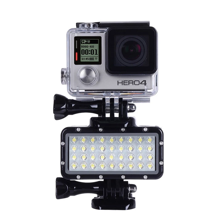 Дайвинг светодиодный Flash Light подводный видео Лампа для GoPro Hero7 hero5 3 + 4 4S для Xiaomi yi 4 K Lite SJCAM SJ4000 SJ6 Mijia eken H9