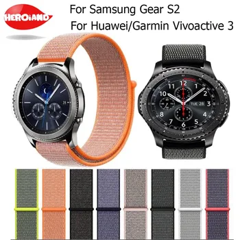

Hot Nylon canvas Strap for Xiaomi huami Amazfit stratos 2 Bip PACE Youth bracelet wrist Band for Samsung Gear S2 Strap watchband