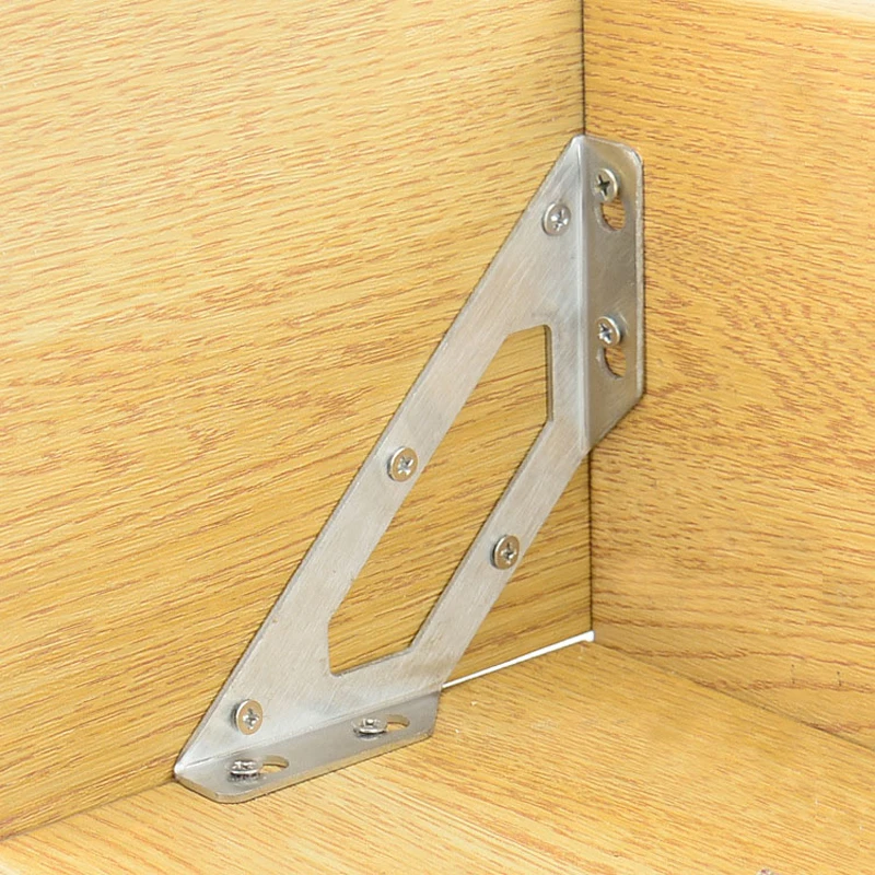 FGHGF Thickened Stainless Steel Angle Code Triangle Bracket Fixed Angle