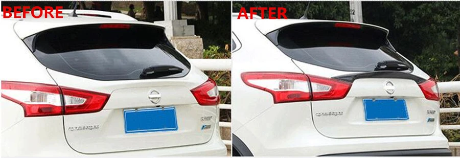 ABS Авто Стайлинг эффект задний спойлер крышка багажника отделка люка набор для Ниссан Qashqai J11