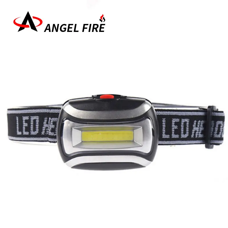 

Mini COB LED headlamp 4 kinds of waterproof headlamp AAA flashlight flashlight outdoor camping night fishing