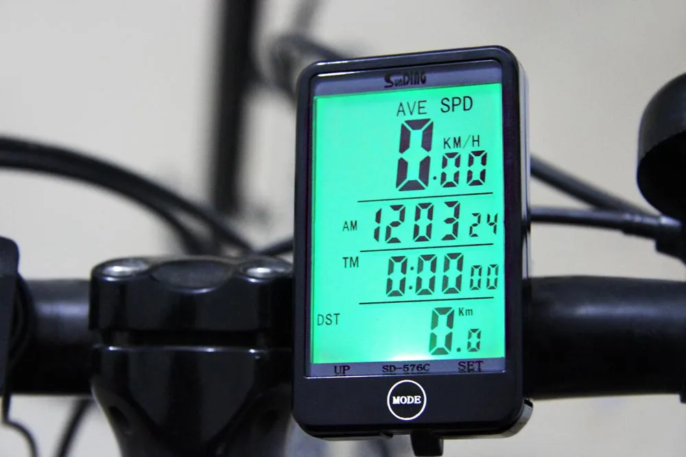 SD 576C Large Screen Wireless Bicycle Computer Waterproof