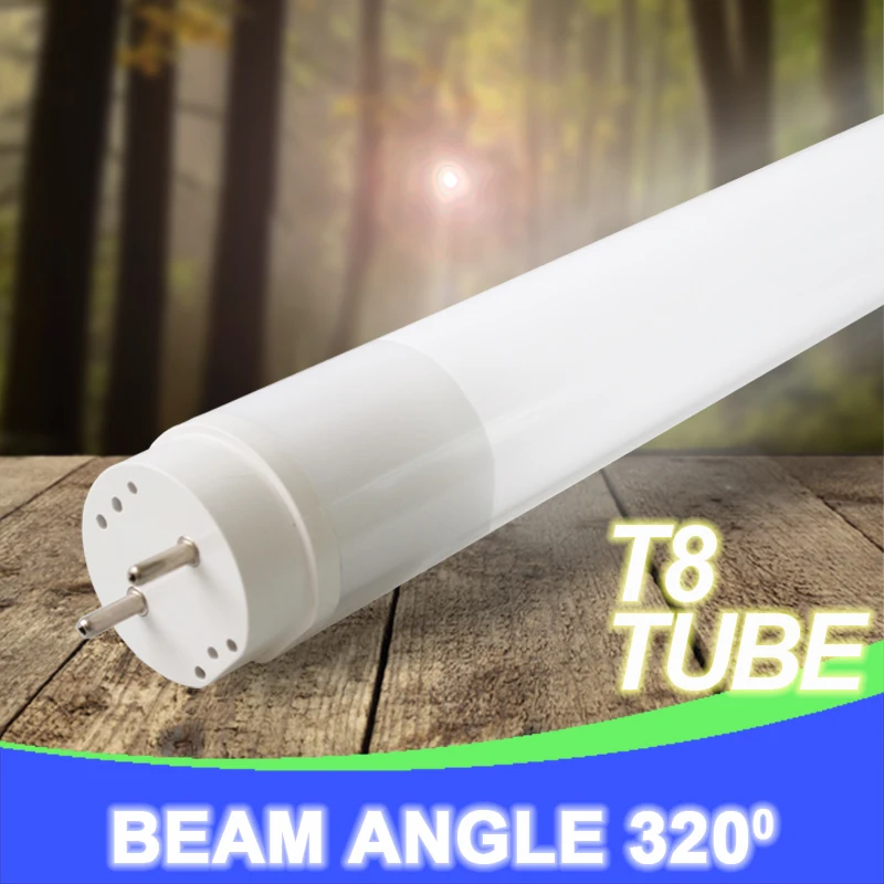 1 ШТ. T8 LED трубки 600 мм 9 фута Вт AC180v-265v угол луча 320 градусов светодиодные лампы smd2835