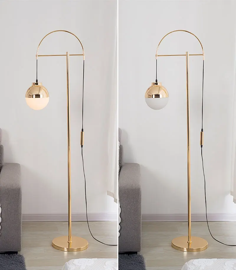 Nordic Modern LED Floor Lamps Standing Lamp Gold Luxury Creative Living Room Light Lamps For Home Bedrooms Hotel Lighting (9)