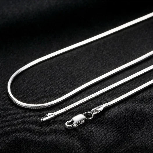 S925 Silver Chain Necklace for Male 
