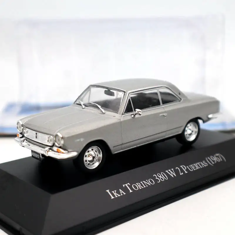 IXO Altaya 1:43 IKA Torino 380 W 2 Puertas 1967 серебряные литые модели Коллекция ограниченного