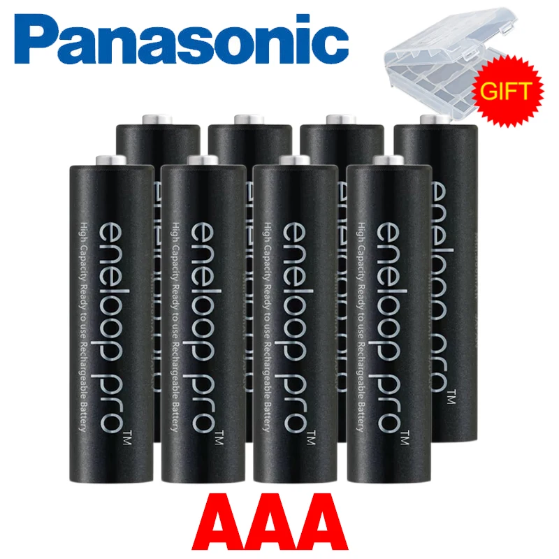 

Panasonic Eneloop Pro AAA Battery Rechargeable 950mAh 1.2V NI-MH Camera Flashlight Toy Pre-Charged Rechargeable Batteries