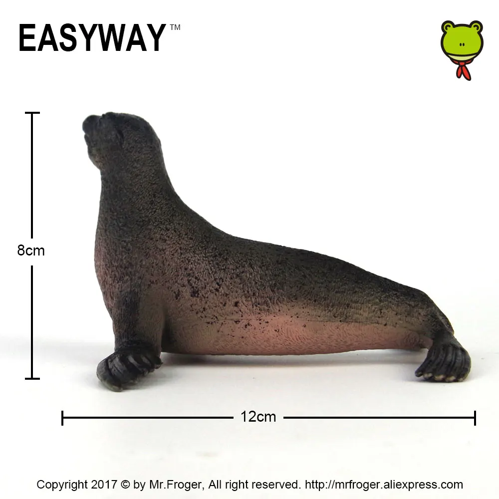 Оригинальная пластиковая игрушка EASYWAY имитация морского льва модель Sealife фигурки