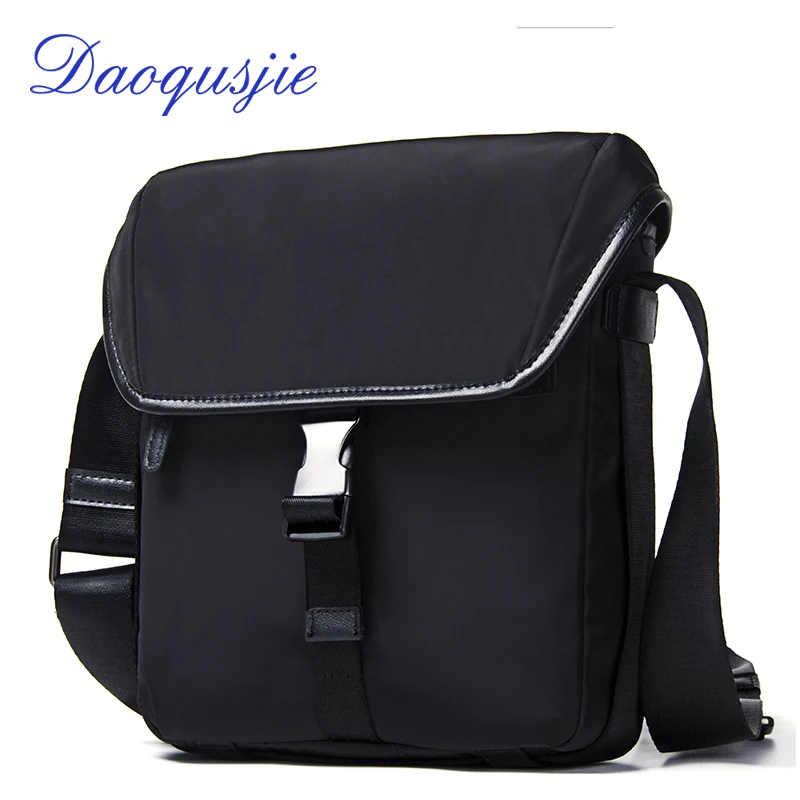 

DAOQUSJIE men's nylon shoulder bag waterproof high quality messenger bag for men casual travel crossbody bags with phone pockets