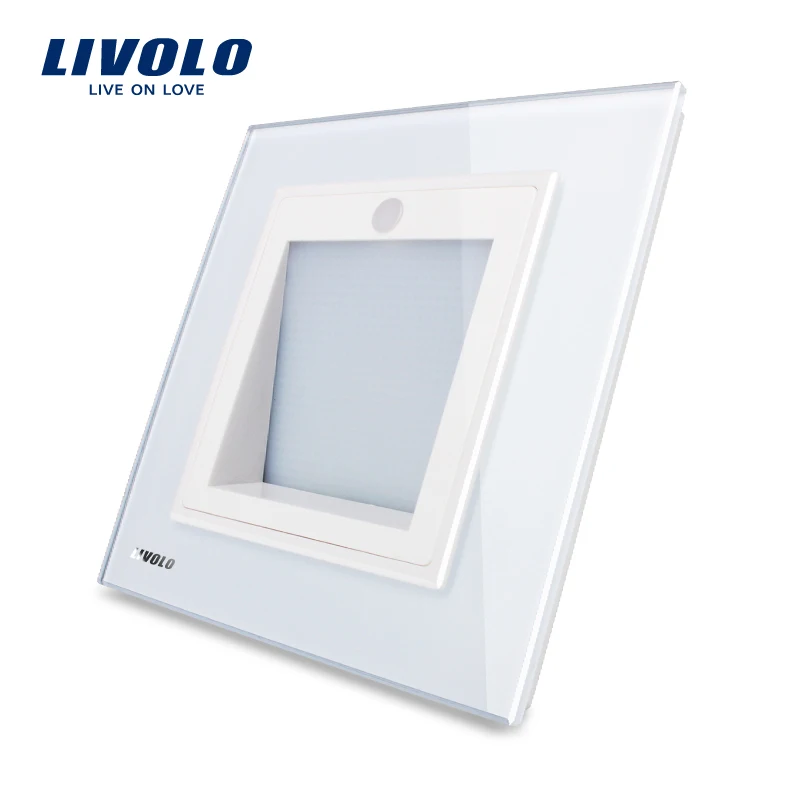 Manufacturer Livolo New A Rrival UK Standard Porch Corridor Corner Lamp Footlights Switch Black Color VL