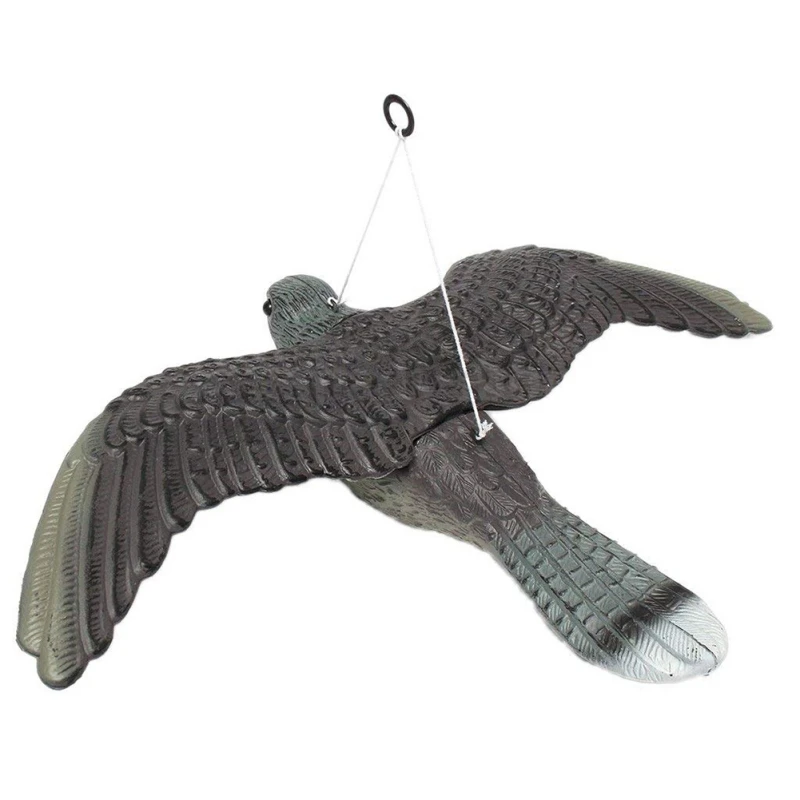 

Simulation Flying Bird Hawk Pigeon Decoy Mouse Repeller Pest Control Garden Scare Deterrent Device Scarecrow Ornament