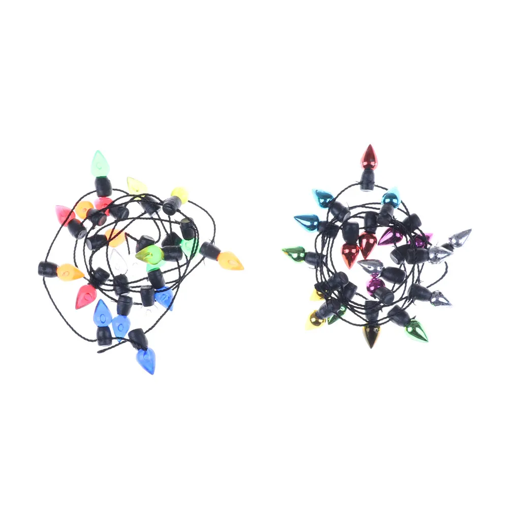

Creative Props Waterproof Christmas Light Colorful Led String Light For Wedding Xmas Party 0.5m Doll House Decorating