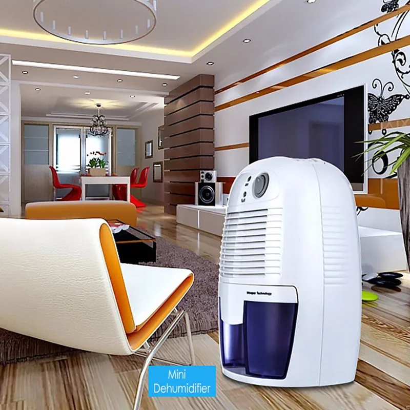 

INVITOP Mini Dehumidifier for Home Portable 500ML Moisture Absorbing Air Dryer with Auto-off and LED indicator Air Dehumidifier