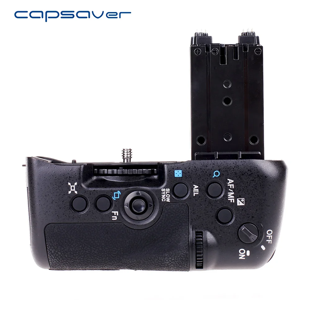 

capsaver Vertical Battery Grip for Sony A77 A77V A77 II A77 Mark II Camera Replace VG-C77AM Battery Holder Work with NP-FM500H