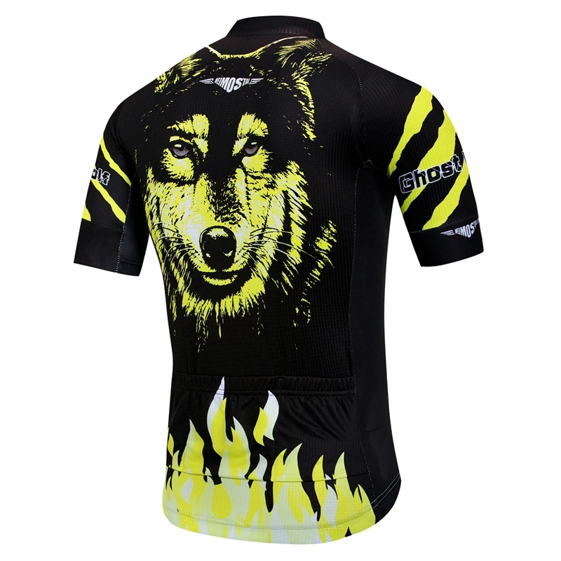 Мужская велосипедная рубашка WEIMOSTAR Ropa Ciclismo Maillot на молнии цвет черный белый