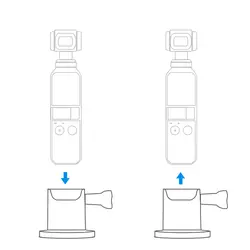 Базовый адаптер расширительный держатель портативный для DJI OSMO Карманный карданный камеры GY88