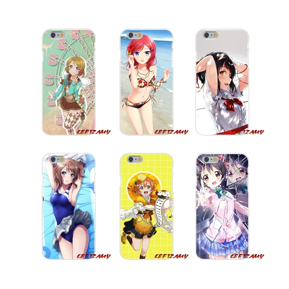 Бикини сексуальные девушки из аниме Love Live для iPhone X XR XS MAX 4 4S 5 5S 5C SE 6 6S 7 8 Plus
