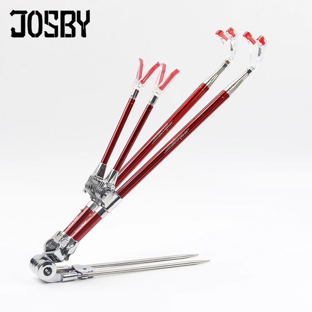 JOSBY الأسماك قضيب دعامة حامل زاوية قابل للتعديل الصيد قضبان حامل 1.7 M 1.9 M 2.1 M تصغير الصيد أداة اليد Ro تصغير