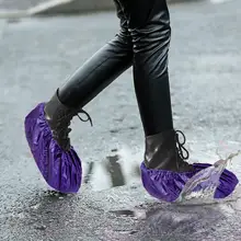 Чехлы для обуви многократного применения унисекс галоши для защиты от дождя водонепроницаемые противоскользящие бахилы ботинки Organizador zapatos обувь organizers30x14cm