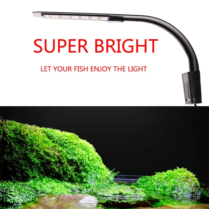 10W Super Slim LED Aquarium Light Lighting plants Grow Light Aquatic