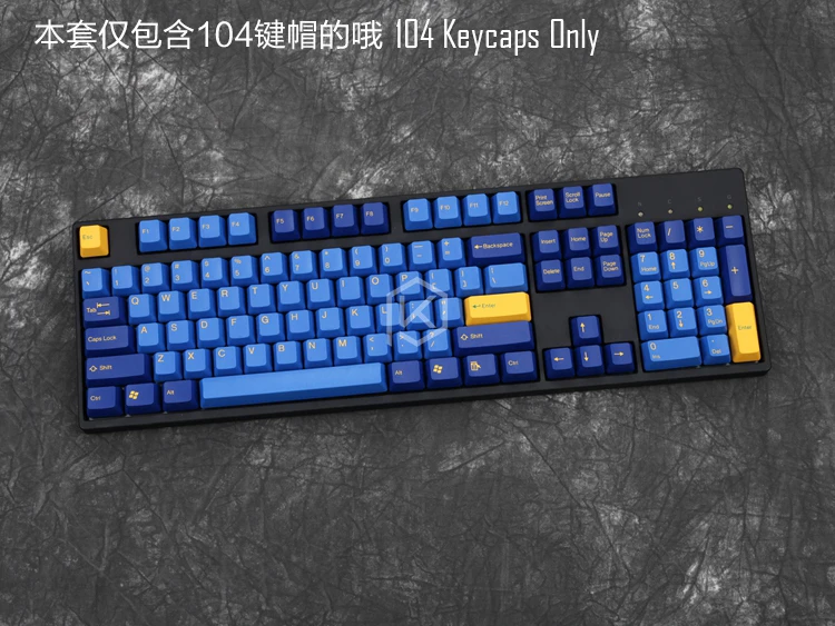 Taihao abs double shot keycaps для diy игровой механической клавиатуры цвет синий желтый светло-голубой розовый