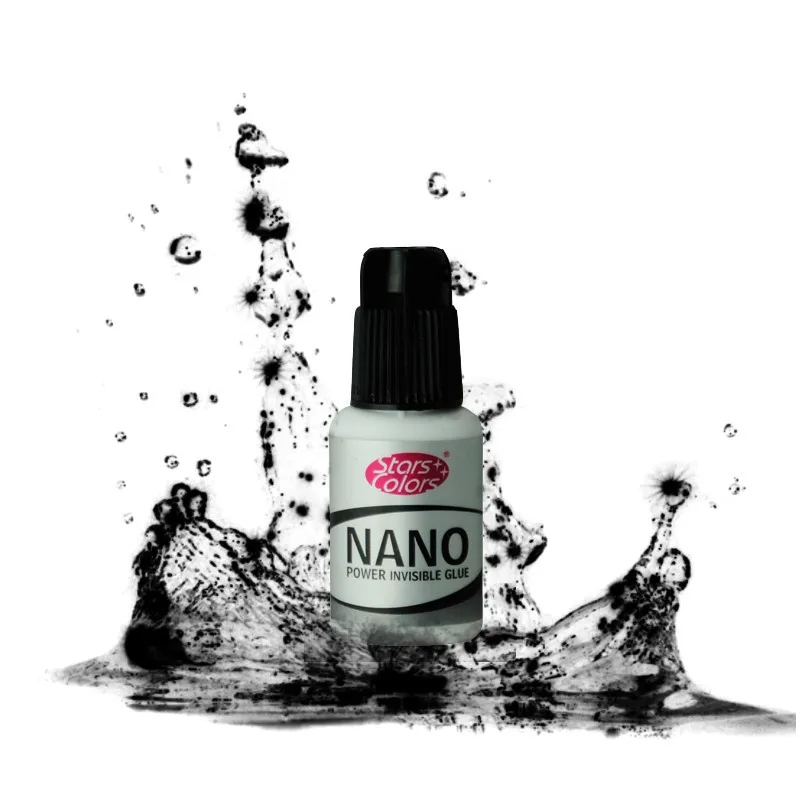 10ml Nano Powerful Invisible Eyelash Glue Low Odor No Toxic Low Stimulate Dilute Glue For Eyelashes Lash Extension Tools