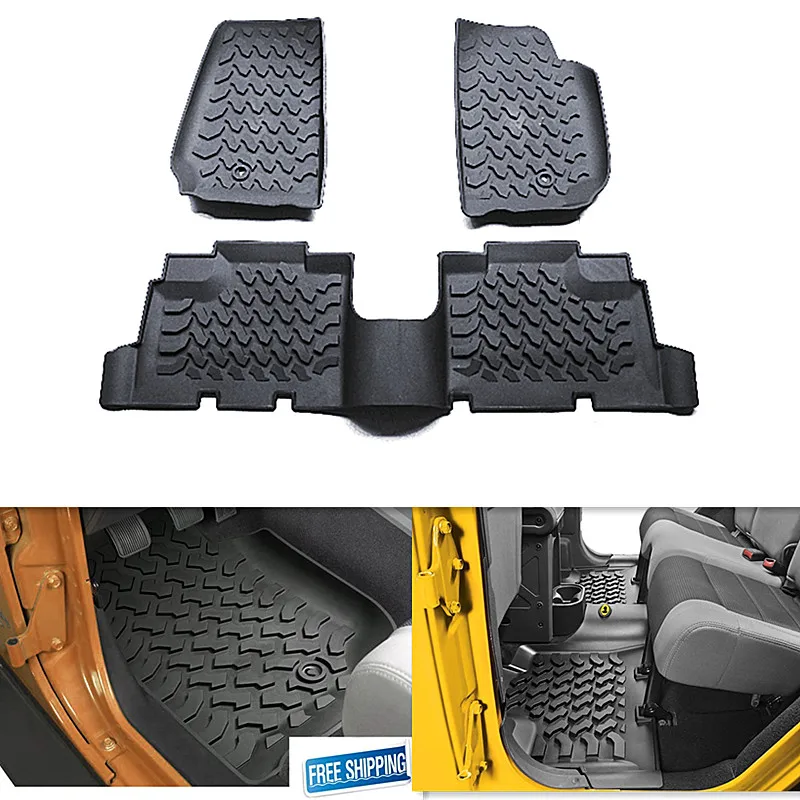 Rubber Floor Rubber Floor Liner For Jeep Wrangler