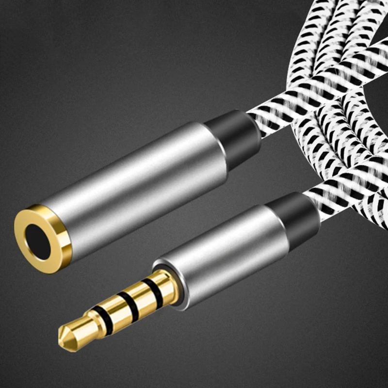 

3.5mm AUX Stereo Extension Audio Cable For Smart Phone Headphone Computer Laptop