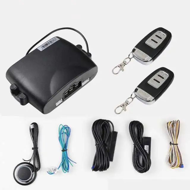 Auto Remote Start Alarm Phone Control Car Alarm System Keyless Entry PKE RFID Lock Lgnition Start Stop By Smart Key