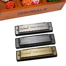 Для начинающих 10 отверстий Губная гармошка Gaita входной уровень музыкальный инструмент для детей