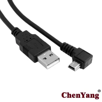 

10pcs/lot 0.5M USB 2.0 male to Mini USB 5Pin B type Male Left Angled 90 degree data cable