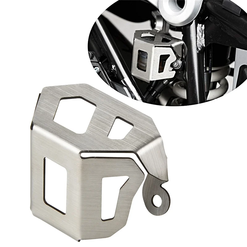 NICECNC Rear Master Cylinder Brake Fluid Reservoir Guard Protector Cover For BMW R nine T nineT Racer Scrambler 1N12 K23 /1N12 K21 2016-2018