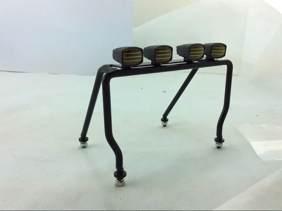Металлическая рулонная клетка w/led Light Tamiya 1/10 масштаб Monster HSP HPI пикап Toyota Hilux Highlift