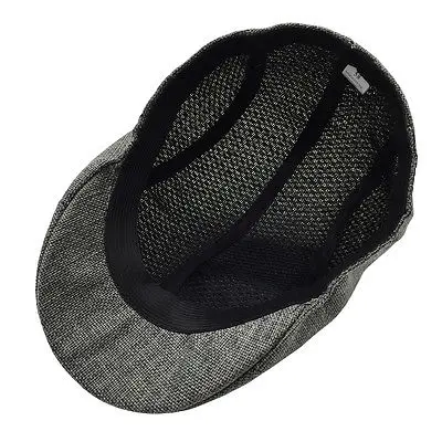 Мужские газетчик таксист хлопок Кепки Ivy Hat Гольф Лето Защита от солнца плоский таксист Гольф