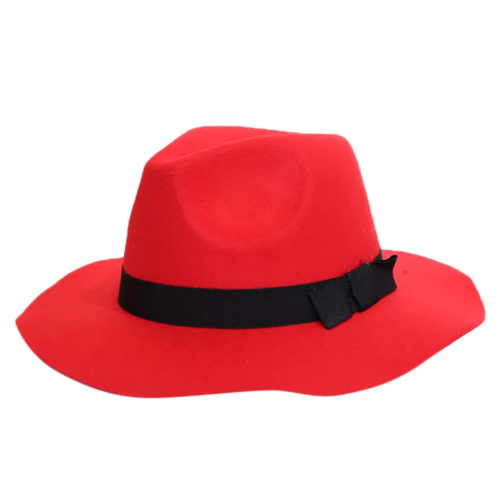 Женские шапки для церкви, женские шерстяные фетровые головные уборы, Панама, шляпа с широкими полями, Chapeau Homme Feutre# BL5