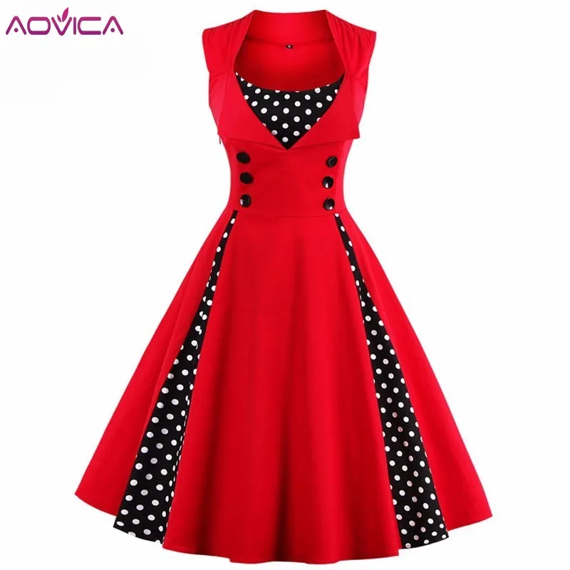 vestido ancla rock aire retro