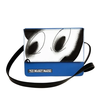 

2019 Ladies Fashion Cartoon Printing Waterproof Shoulder Bag Microfiber Synthetic Leather Flap Women's Messenger Bag Handbag