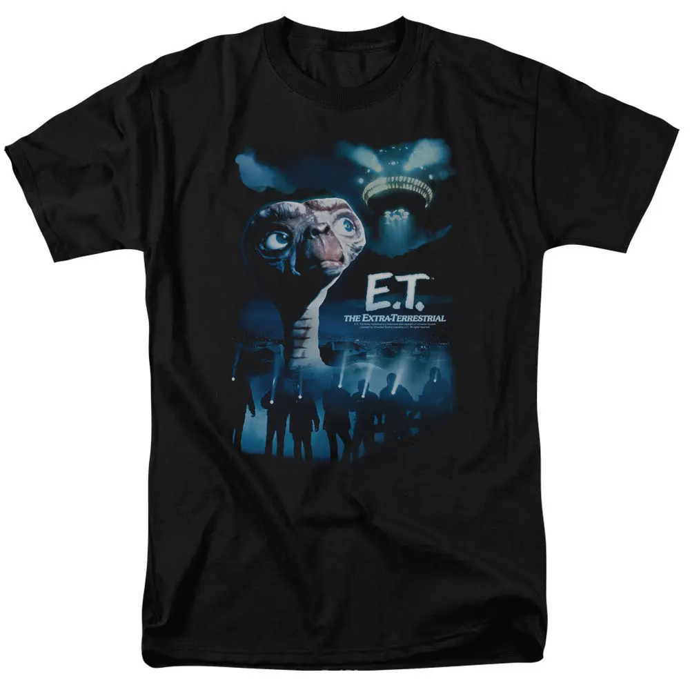 E.T. ET Экстра наземного фильм Going Home лицензированный Футболка взрослых размеров