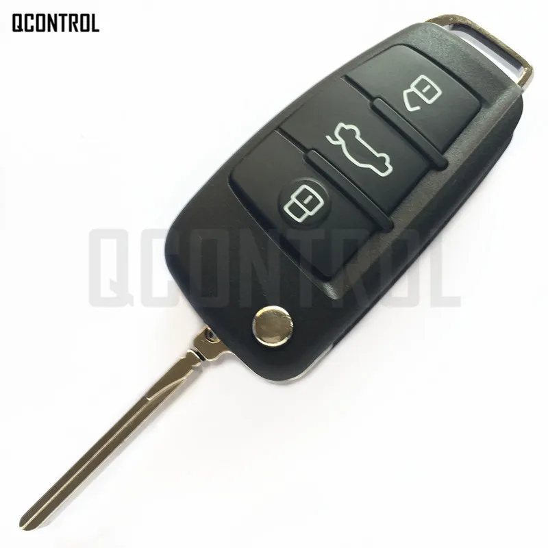 QCONTROL 4D0837231A обновленный Автомобильный Дистанционный ключ для AUDI A3 A4 A6 A8 RS4 TT Allroad Quttro 433 МГц 4D0 837 231 1994-2004