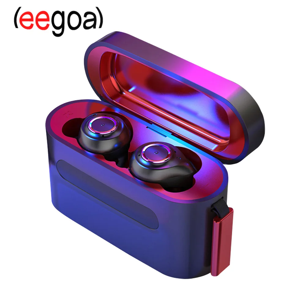 

Q8 TWS Wireless Bluetooth 5.0 Earphones Hi-Fi IPX5 Waterproof 6.0 Noise Reduction Magnetic Sports Headset for Android IOS