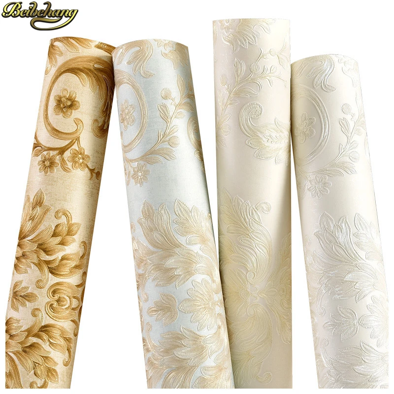 beibehang Southeast Asia Nonwoven Wallpaper Palm Leaf Restaurant Bedroom Living Room Eco papel de parede wall papers home decor