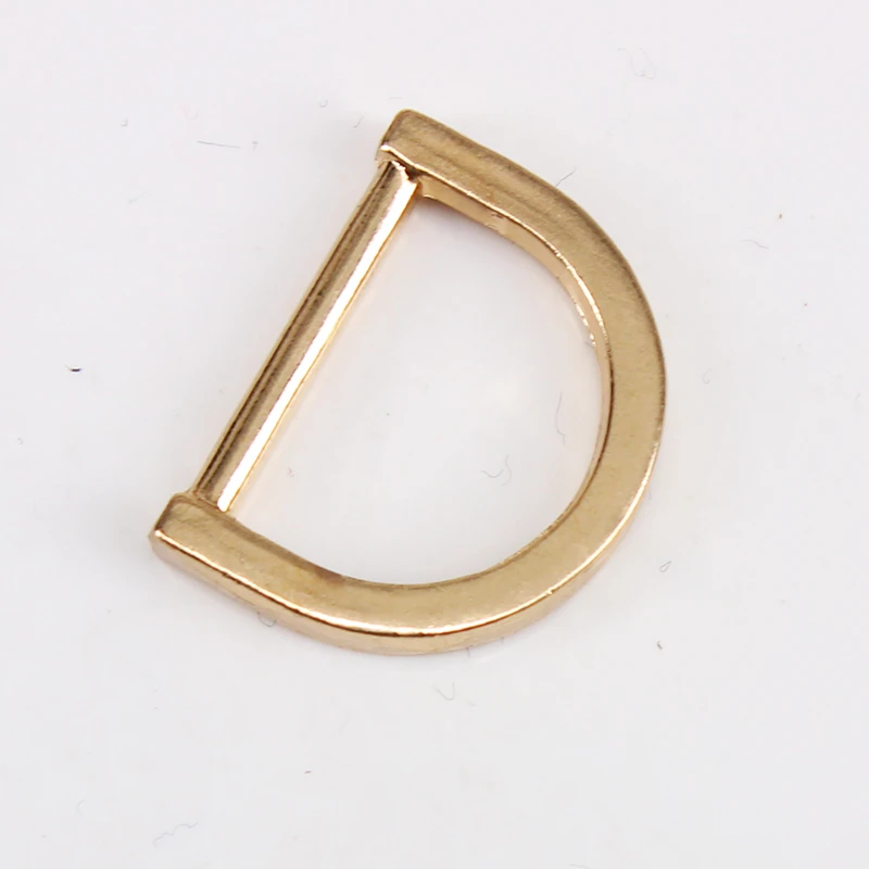 15 Pieces Unwelded D rings Choose Your Finish nickel, gun metal, antique brass 0.6 inch 15 mm