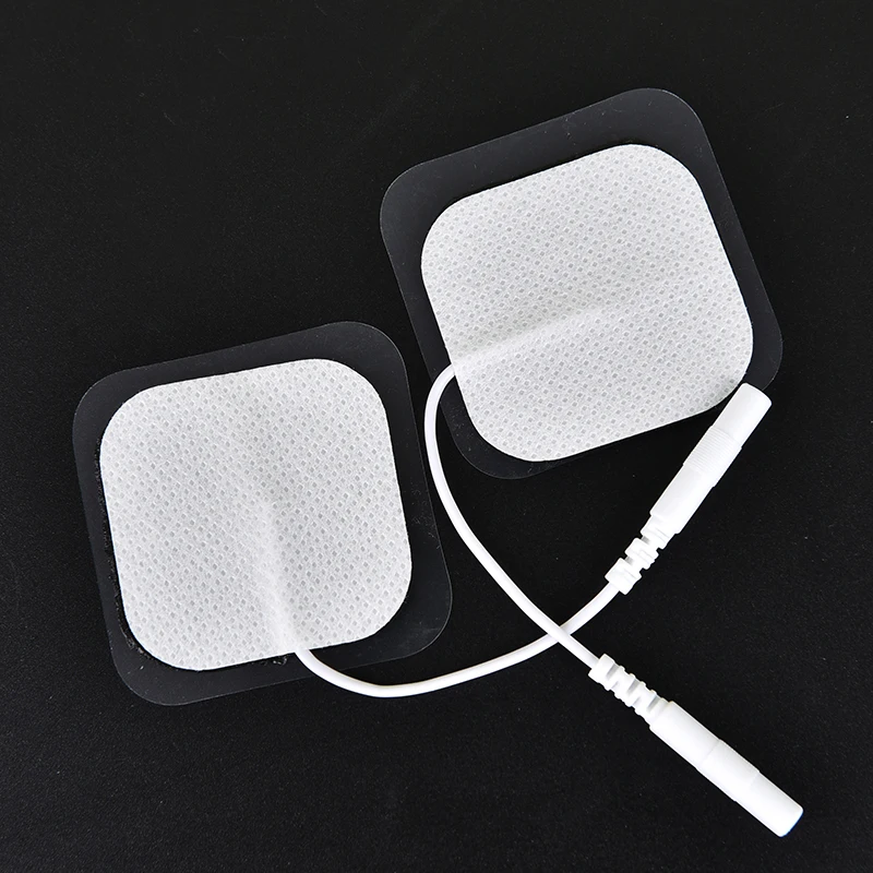 10PCS Silicone Gel Electrode Pads For Tens Acupuncture Physiotherapy Machine Ems Nerve Muscle Stimulator Slimming Massager Patch