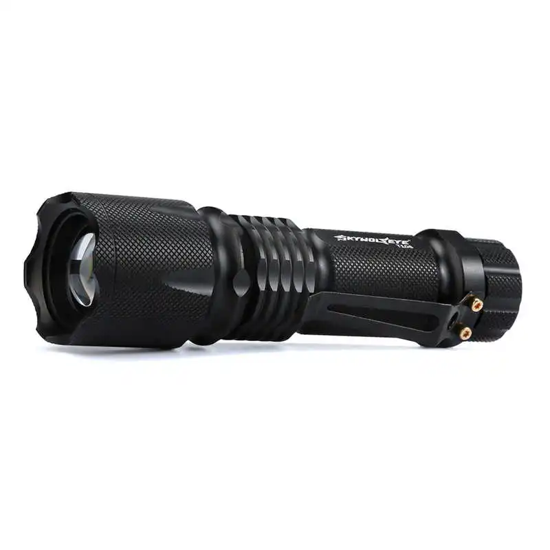 Ultra Bright 5 Mode XML T6 5000LM Zoomable Led Flashlight Torch Lights led lamp powerful led flashlight 18650 #4S3 (5)