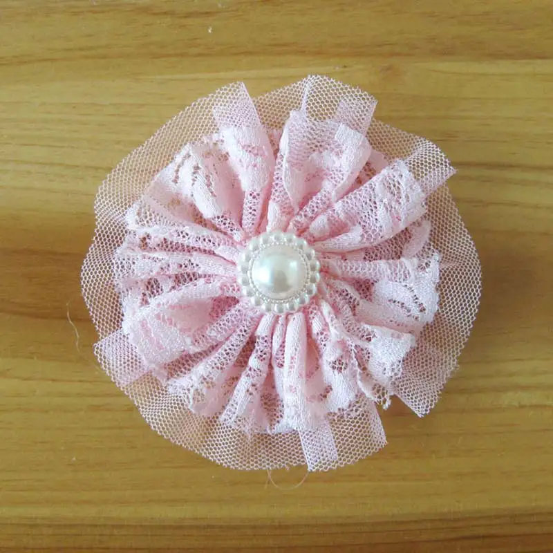 So Creative Tutorial Diy Fabric Flowers H30 Lace Elastic Baby Headband Tutorial With A Fabric Flower Aliexpress Com 30pcs Lot 16colors Newborn Headbands