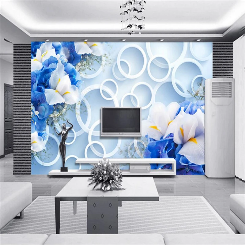 3D фотообои для спальни гостиной ТВ дивана на заказ|custom 3d mural wallpaper|photo wall paper3d |