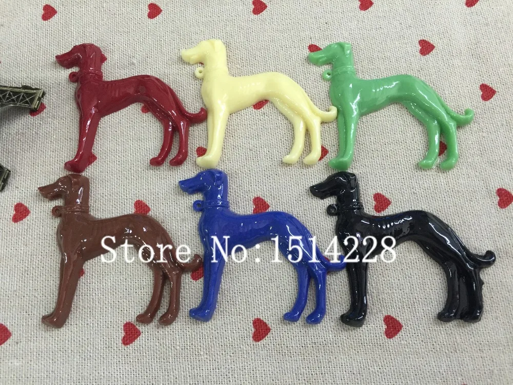 

Resin dog Flatback Cabochon for jewelry pendant,DIY 53*58mm
