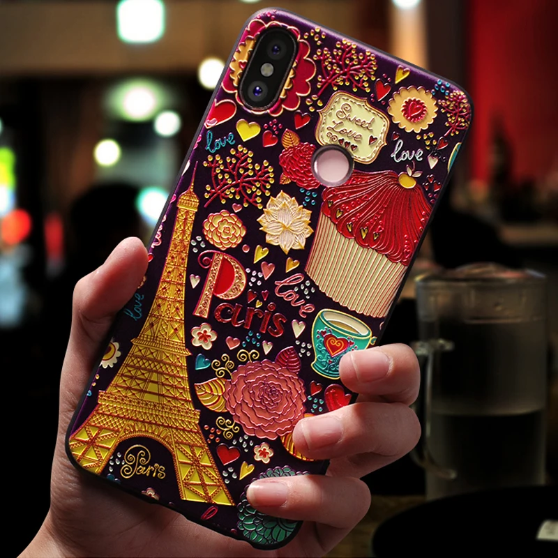 Роскошный чехол YonLinTan для Xiaomi Redmi 6 pro 6pro Redmi6 Xiomi мягкая задняя часть телефона 3D